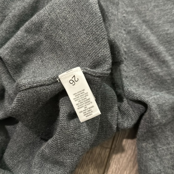 Mens Bonobos Washable Merino V-Neck Sweater charcoal XL - Picture 7 of 7